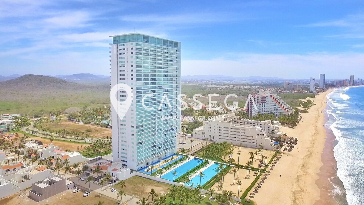 Renta de departamento, vista al mar en Península Cerritos Mazatlán