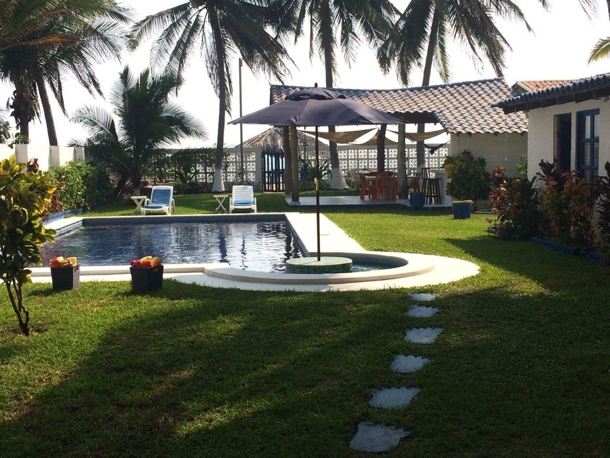 RANCHO PLAYA CANGREJERA " VELAMAR " FRENTE A LA PLAYA **js *cx