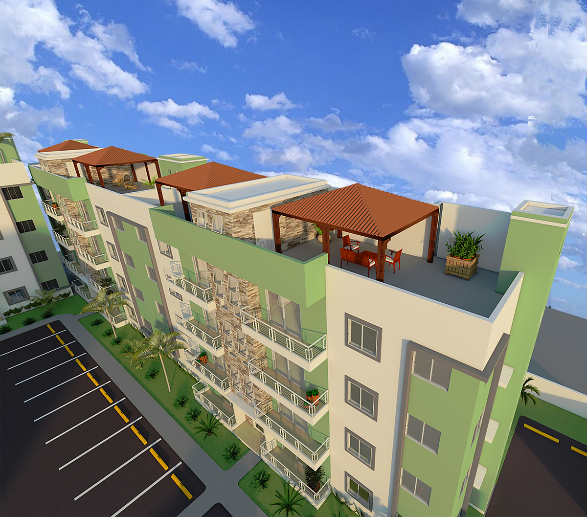 RESIDENCIAL MAIRENA V Proyecto de apartamentos en la Aut. de San