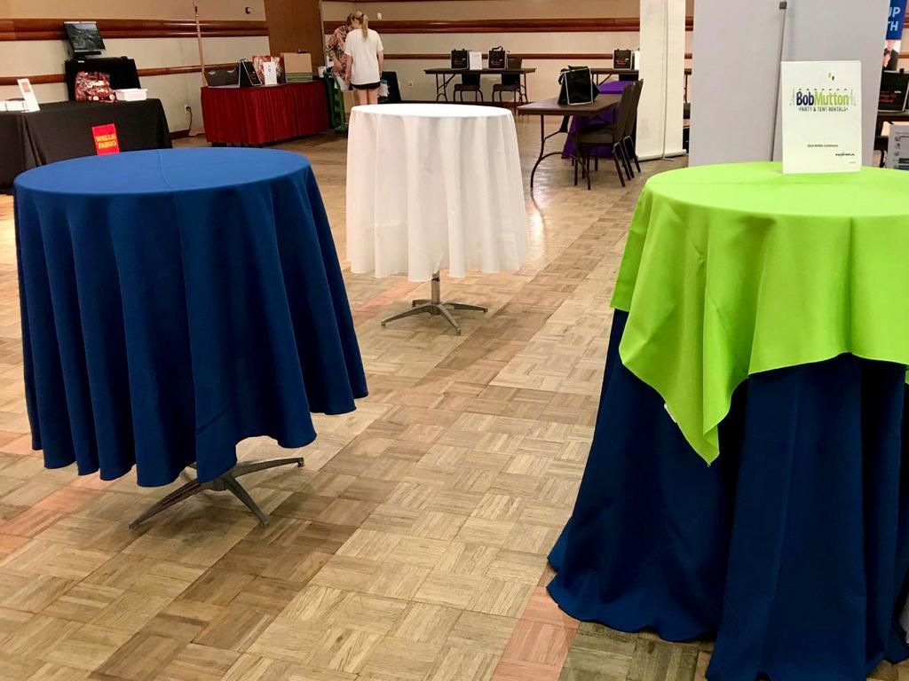 36"x42” Cocktail Table Mutton Party and Tent Rental