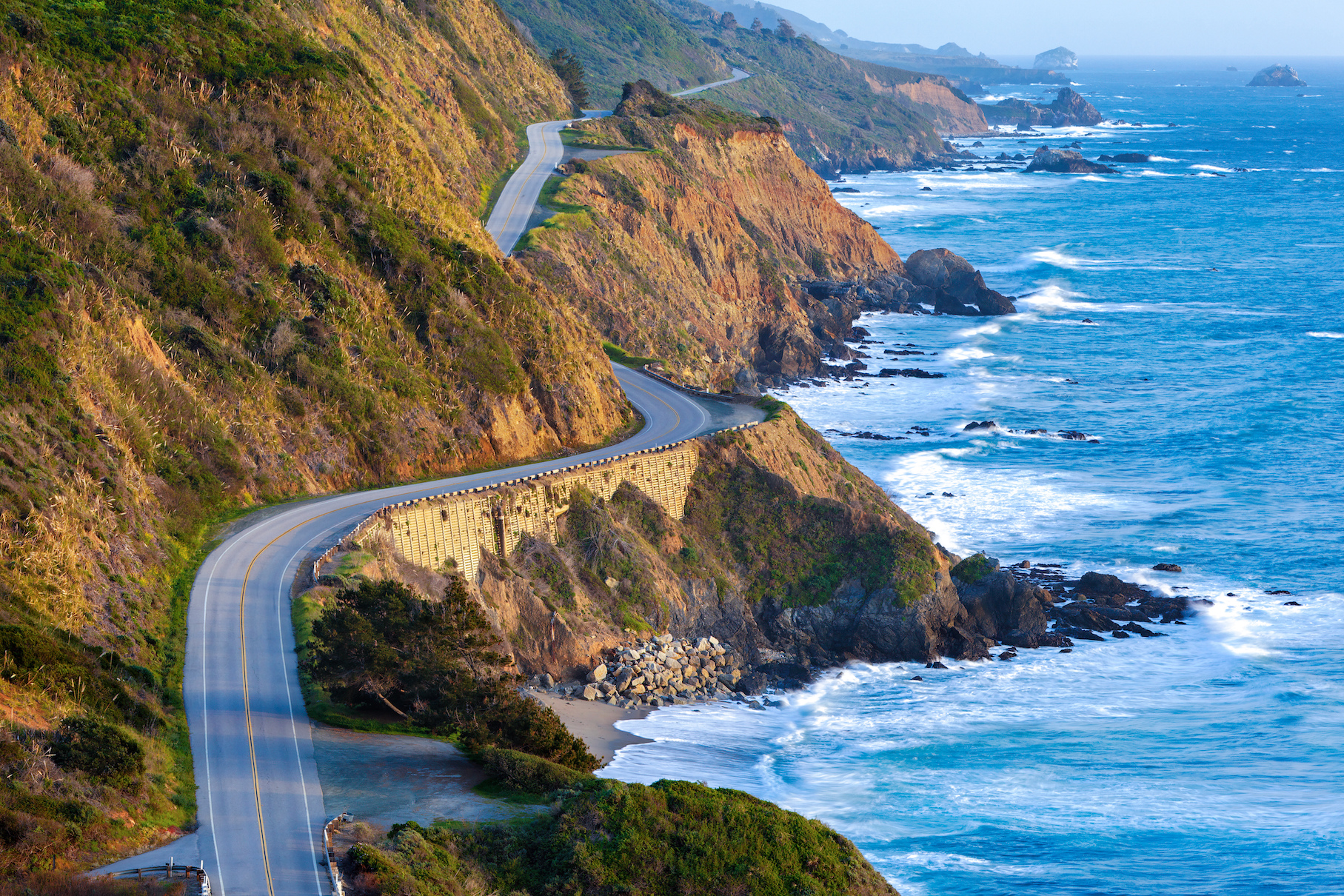 Pacific Coast Highway at southern end of Big Sur, California. (Photo by Doug Meek)