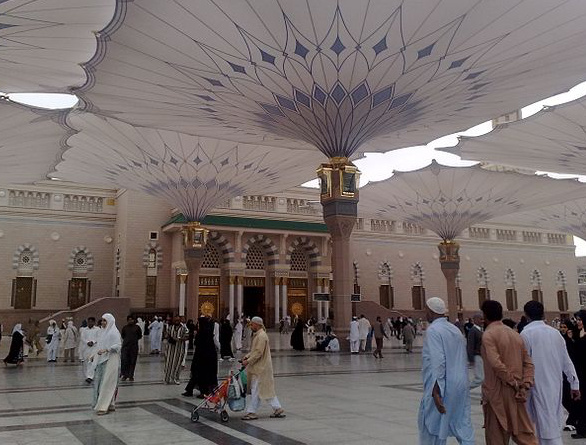 The Al-Masjid an-Nabawi today (photo: Najamuddin Shahwani) Photo: Al-Masjid an-Nabawi