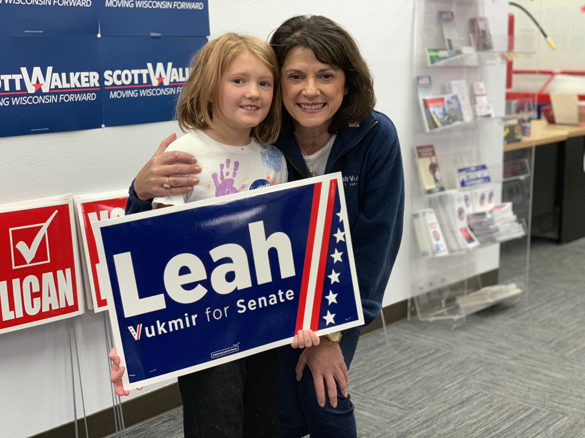 Photo: Leah Vukmir on the campaign trail