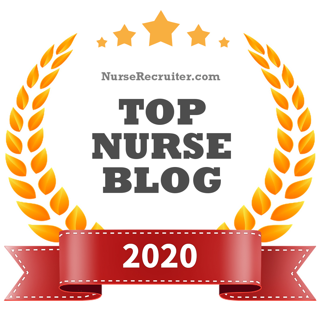 Top Nurse Blog 2020 (award image)
