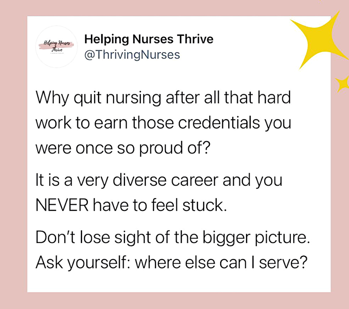 Don't give up — see how you can do better!