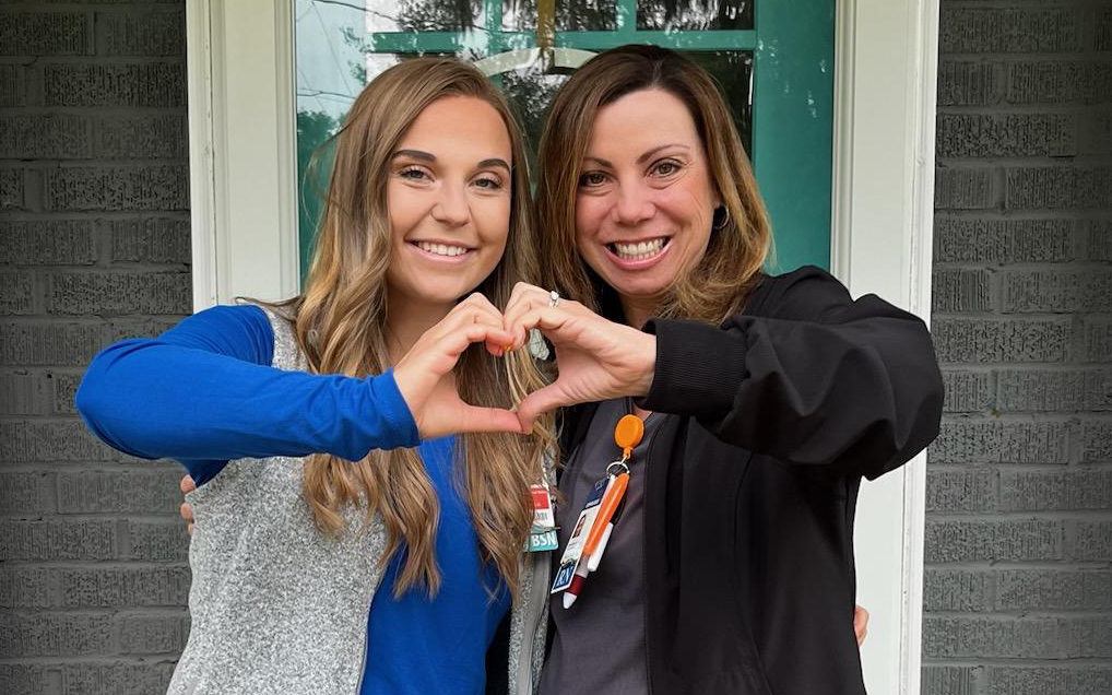 Nurse photo contest winners: Sheila Hinson Mullis and her daughter, Jordyn Ellis