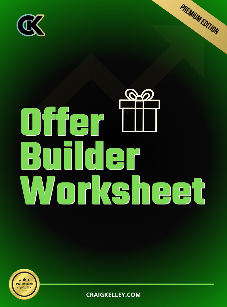 The Launch Accelerator-Offer Builder Worksheet
