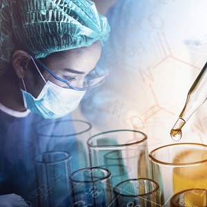 Scientist in Operating Room