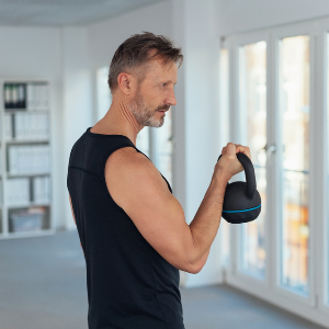 Man Lifting Weights