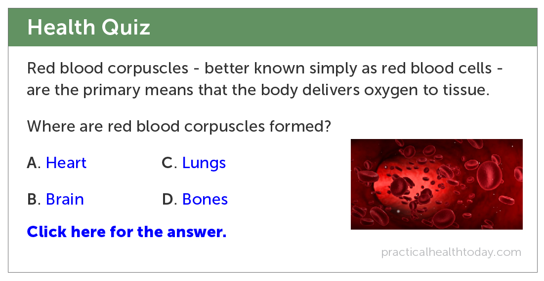 Health Quiz Question