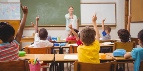 Kids in school