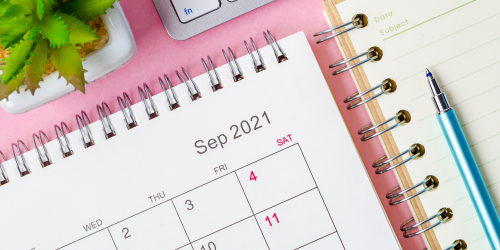 Sept 2021 Calendar