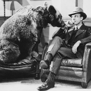 Image of a Man and a Bear