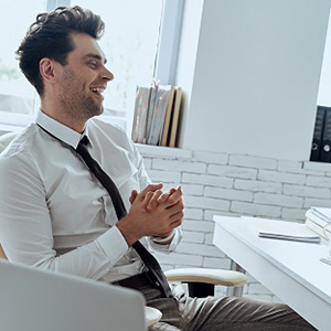 Investor Smiling at Stochastics