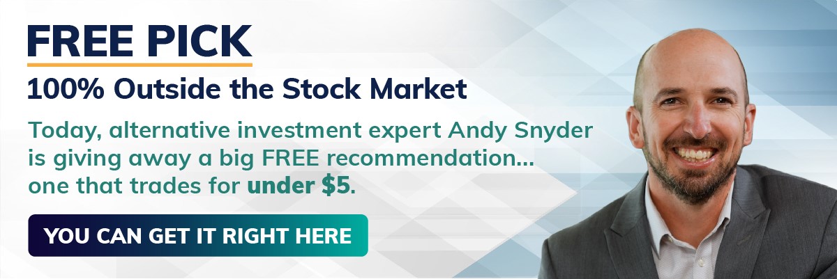 Free Pick, 100% Outside the Stock Market