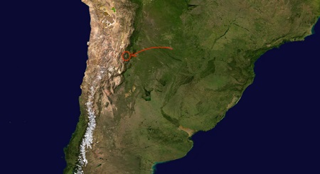 picture of a location on a map