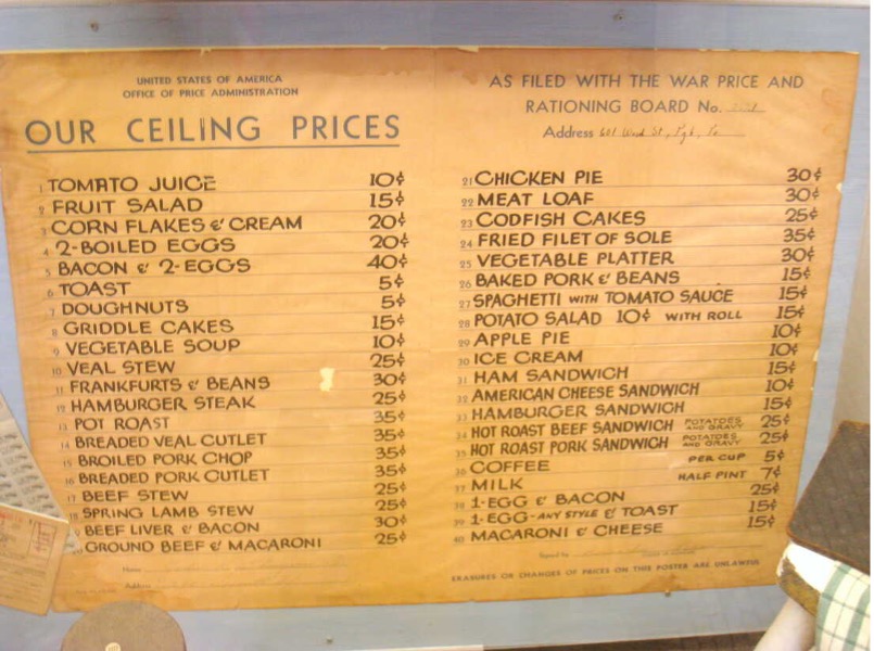 Our Ceiling Prices