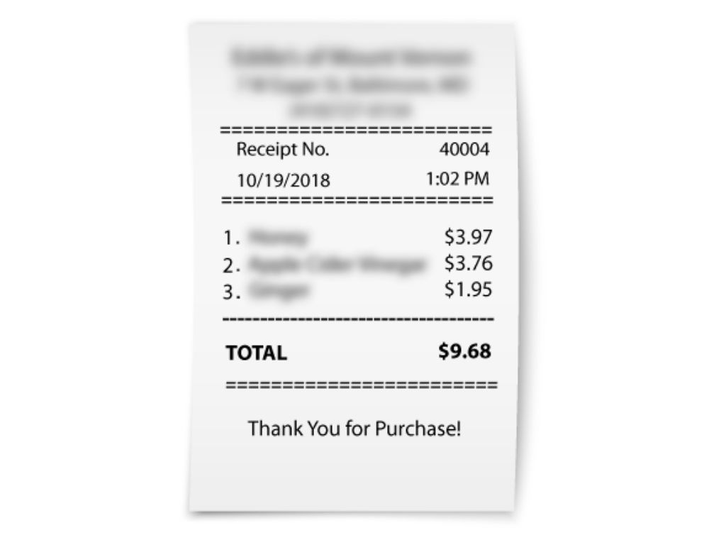Receipt