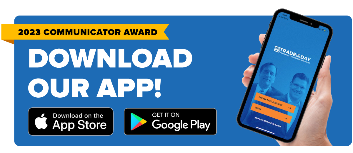 Trade of the Day App Banner