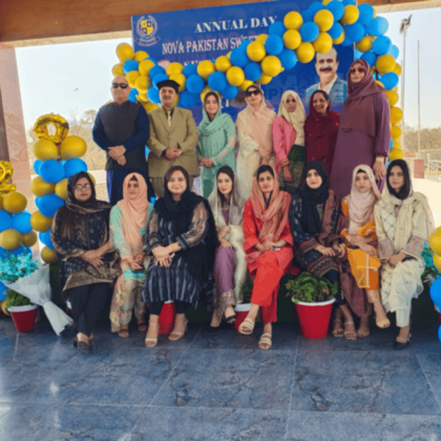 staff of nova city school at annual result day 2024
