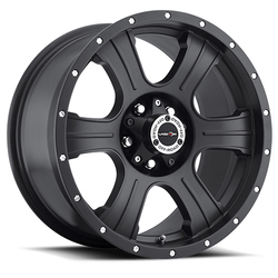 Vision Wheels 396 Assassin - Matte Black Rim - 16x8