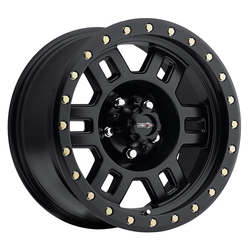 Vision Wheels 398 Manx - Matte Black Rim - 16x8