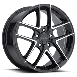 Vision Wheels 467 Mantis - Gloss Black Machined Face Rim - 16x7.5