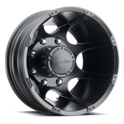 Vision Wheels 715 Crazy Eightz Duallie - Matte Black Rim - 16x6