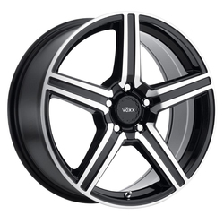 Voxx Wheels Como - Gloss Black Mach Face Rim - 16x7