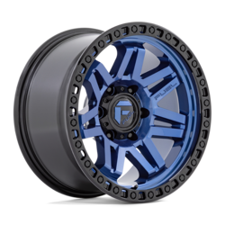 Fuel Wheels D813 Syndicate - Dark Blue w/Black Ring Rim - 17x9