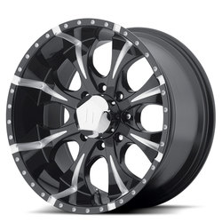 Helo Wheels HE791 Maxx - Gloss Black Milled Rim - 16x8