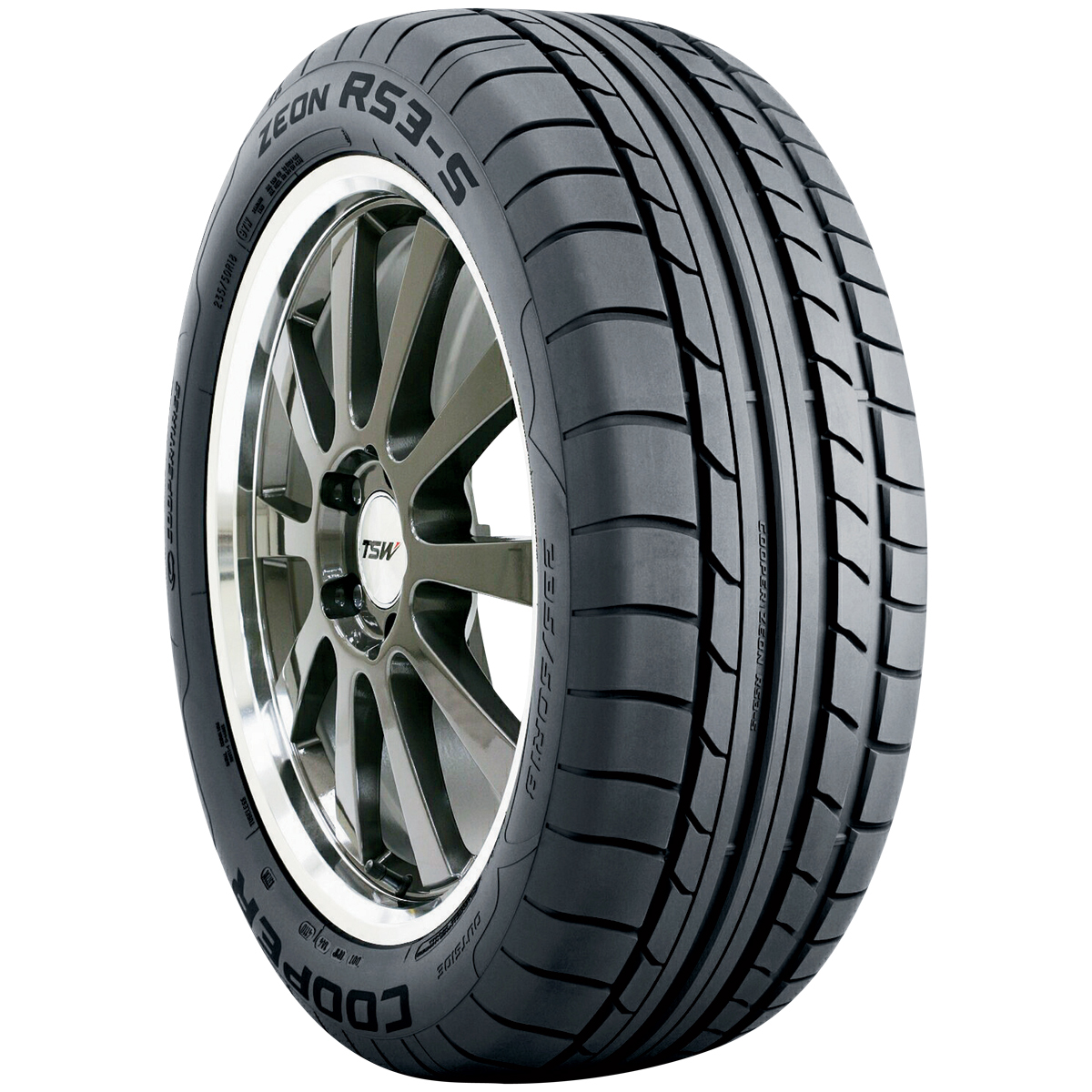 Cooper Tires Zeon RS3S Passenger All Season Tire Passenger Tire Size