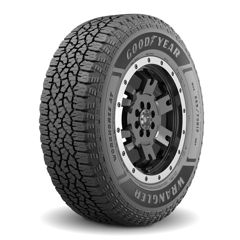 Goodyear Tires Wrangler Workhorse AT Tire Light Truck Tire Size LT265/60R20 Performance Plus Tire