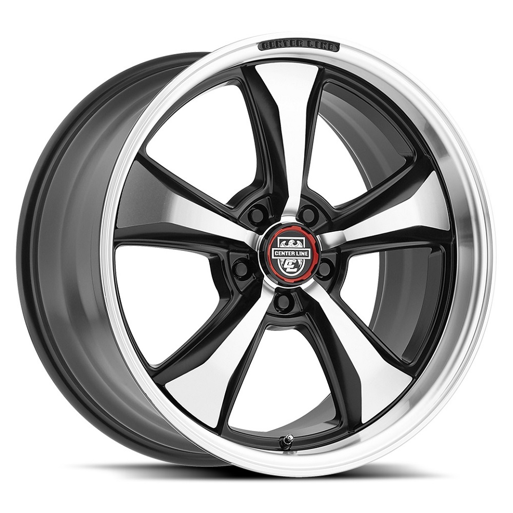 635MB Modern Muscle Series Machined Black Rim by Centerline Wheels