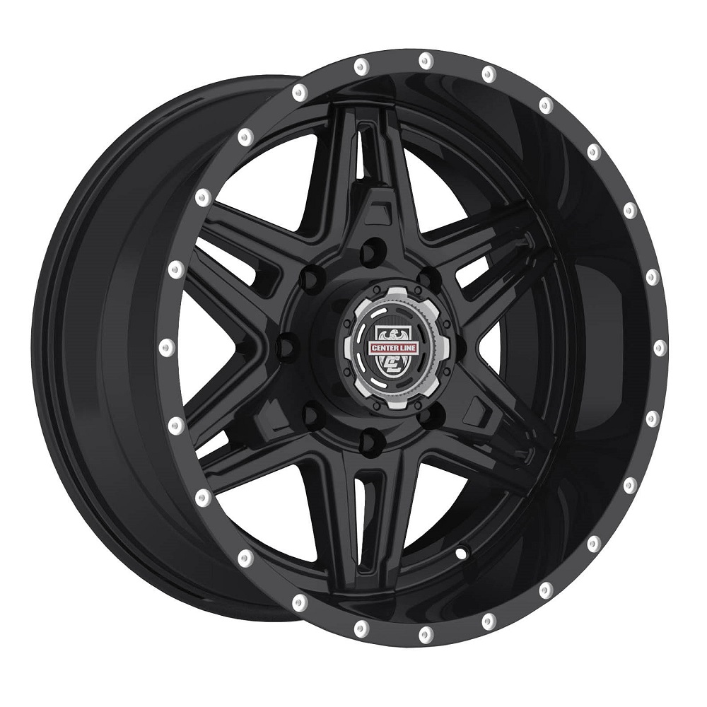 1b Lt 2 Gloss Black Rim By Centerline Wheels Performance Plus Tire
