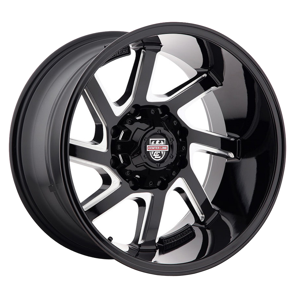 838BM LT3 Gloss Black with CNC Milled Accents Rim by Centerline
