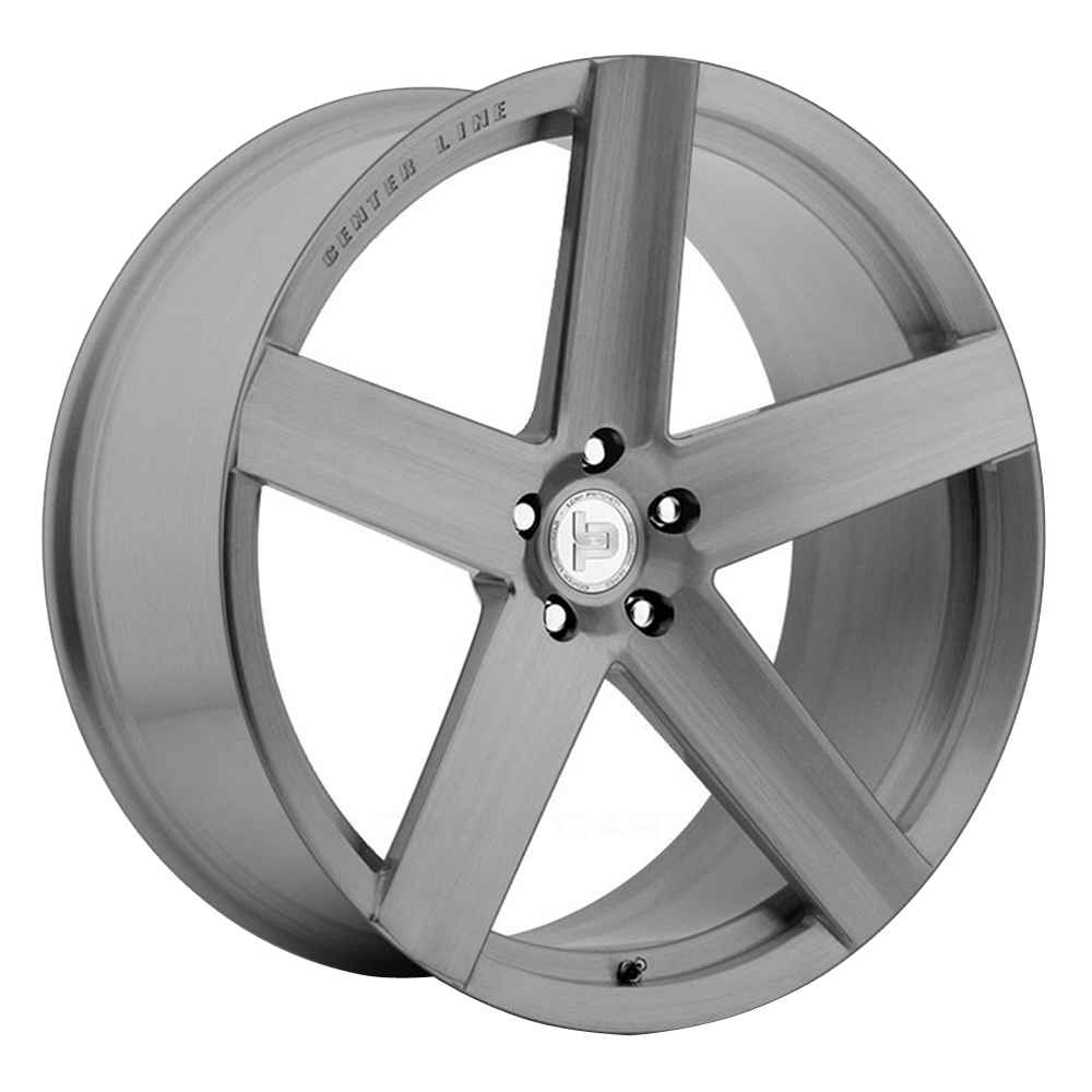 Centerline Wheels F40HB LP01 Brushed with Dark Tint Clear Coat Rim