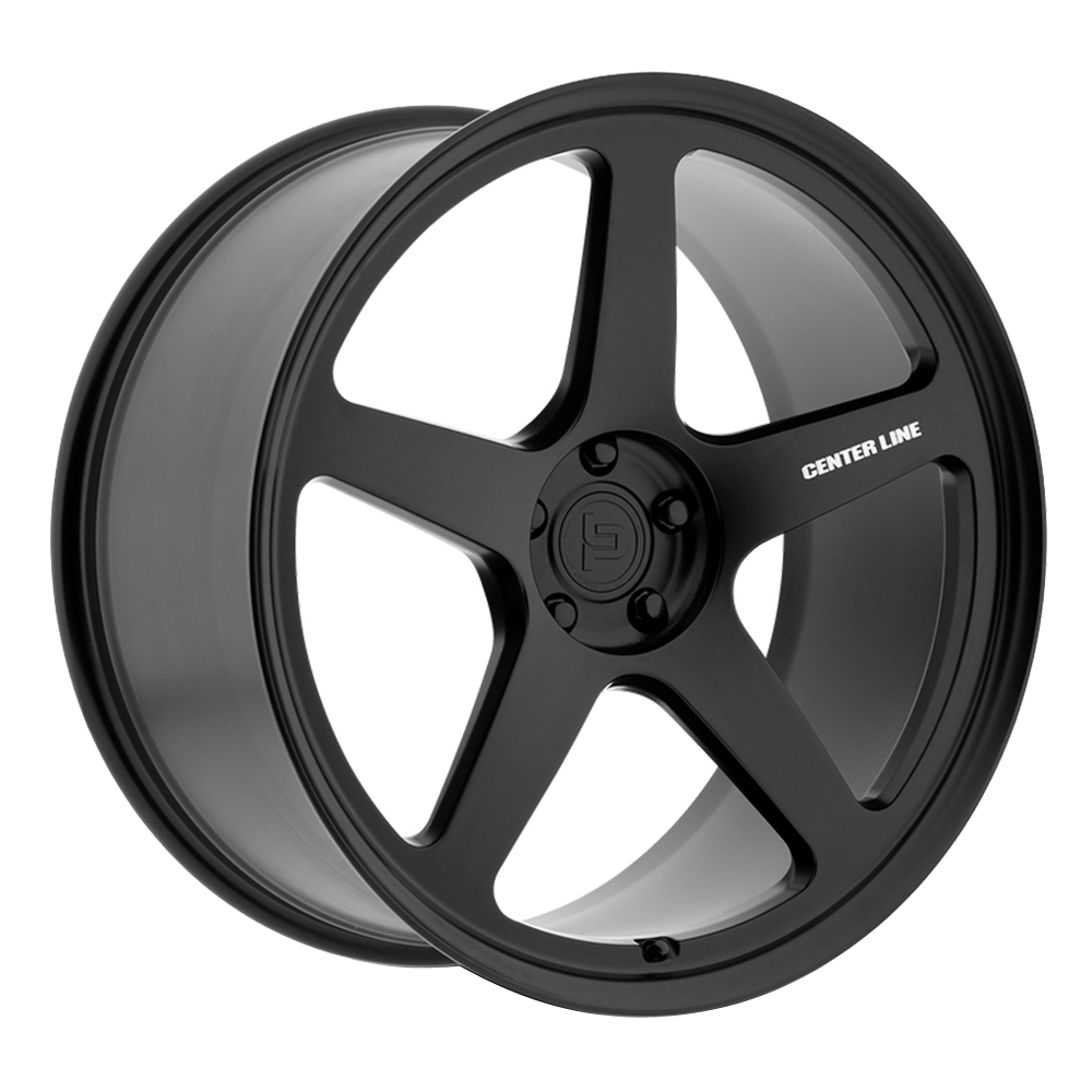 Centerline Wheels F44SB LP05 Black Rim Performance Plus Tire