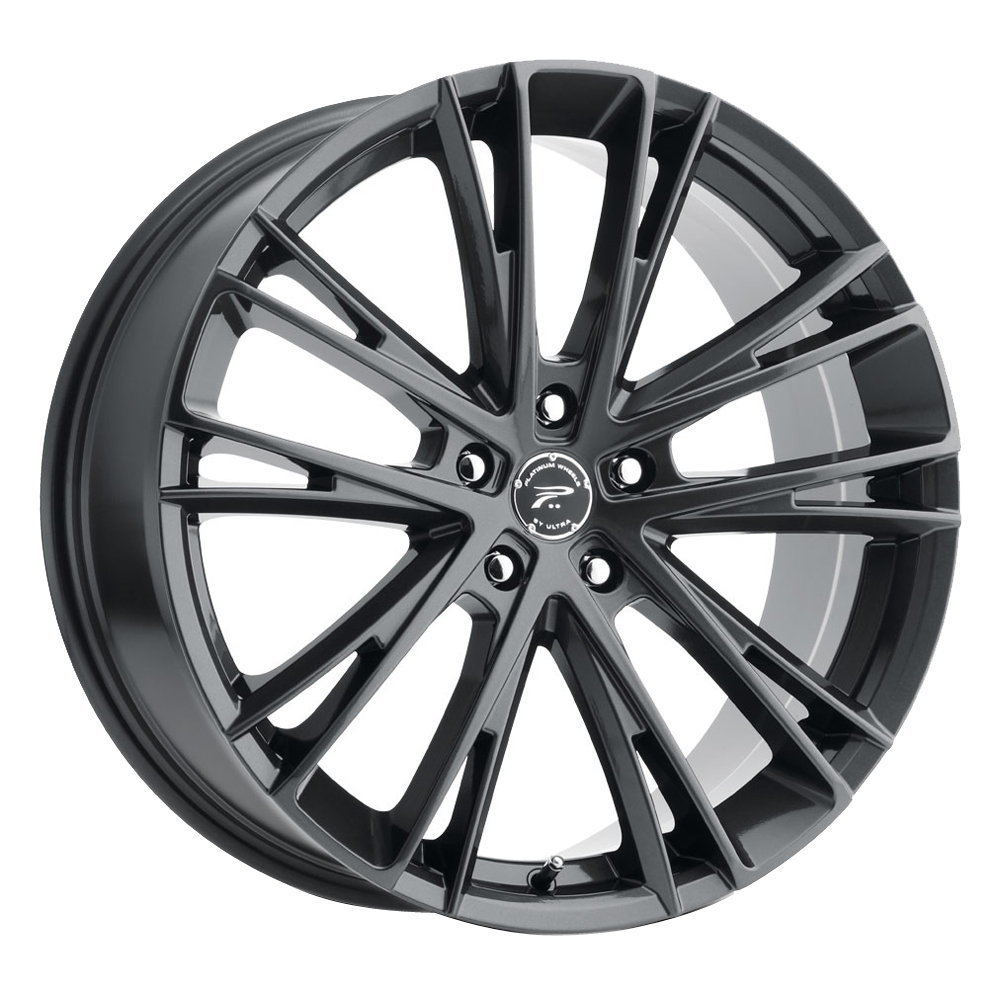 Platinum Wheels 458GN Prophecy Gloss Gun Metal with ClearCoat Rim