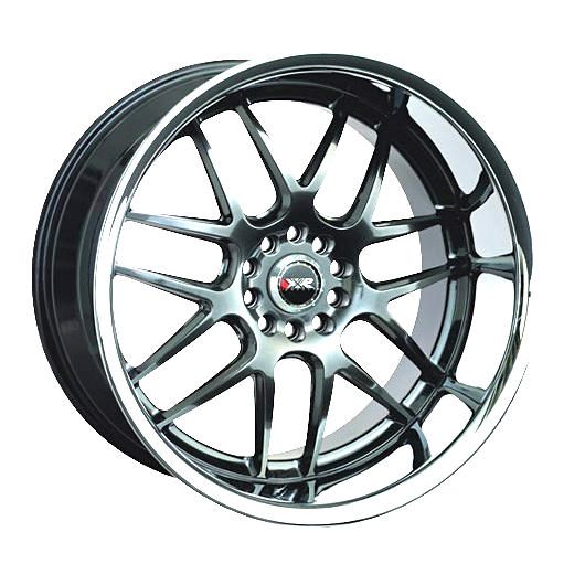 XXR Wheels 526 Chromium Black / Stainless Steel Chrome Lip Rim