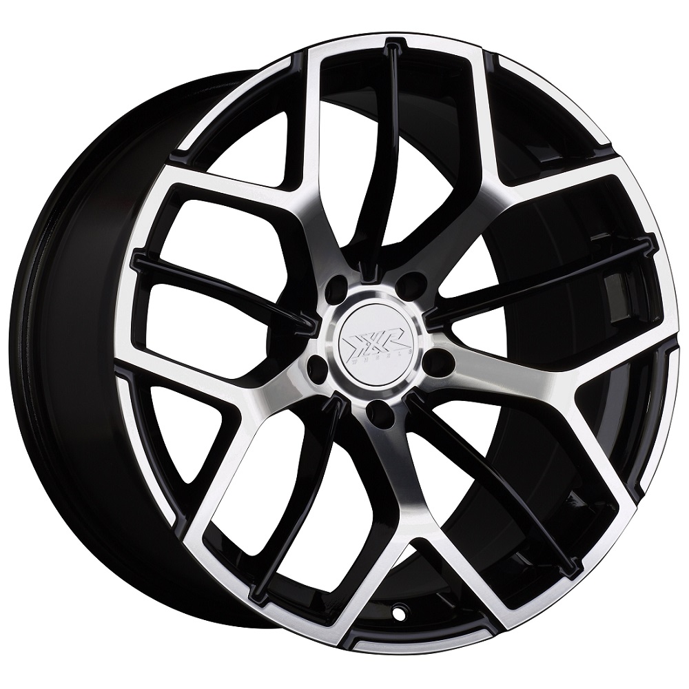 XXR Wheels 566 Black / Machined Rim Wheel Size 18x10 Performance