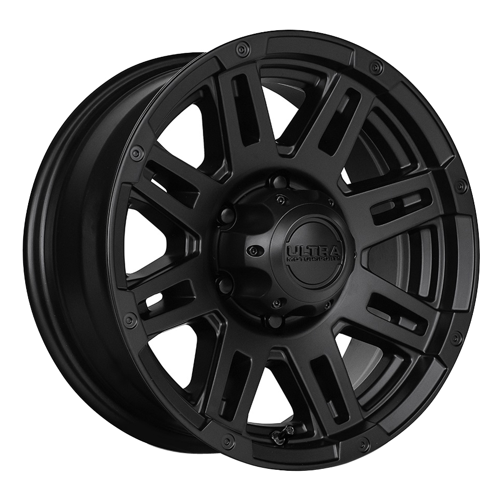 Ultra Wheels 226 Machine Trailer Satin Black w/ Satin Clear Coat Rim