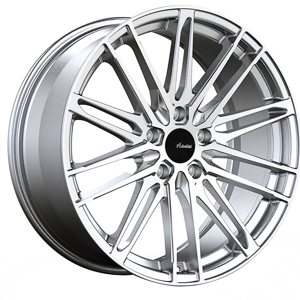 Diviso Silver Machine Face Rim by Advanti Wheels Wheel Size 18x8