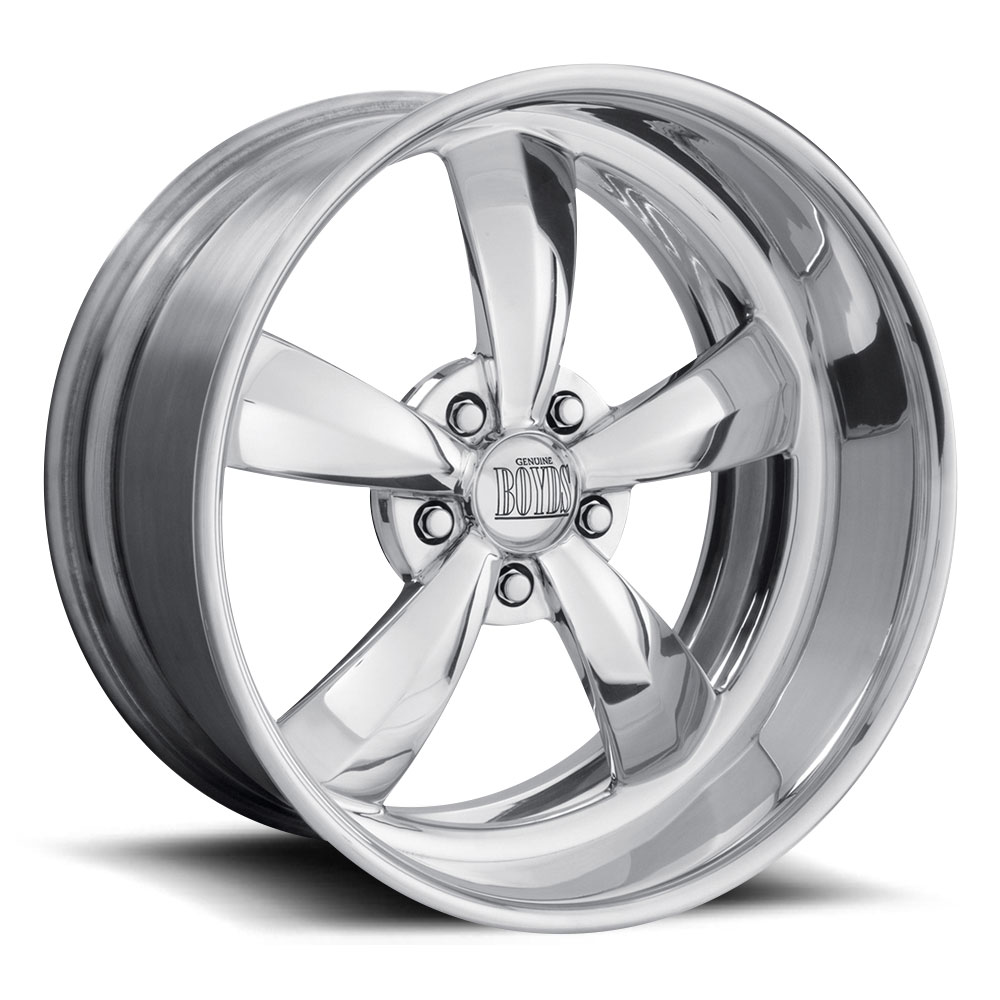 Boyd Coddington Wheels Knoxville Polished Rim Wheel Size 18x8 Performance Plus Tire