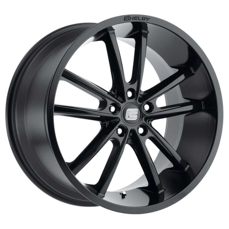 Carroll Shelby Wheels CS 2 Black Rim Performance Plus Tire