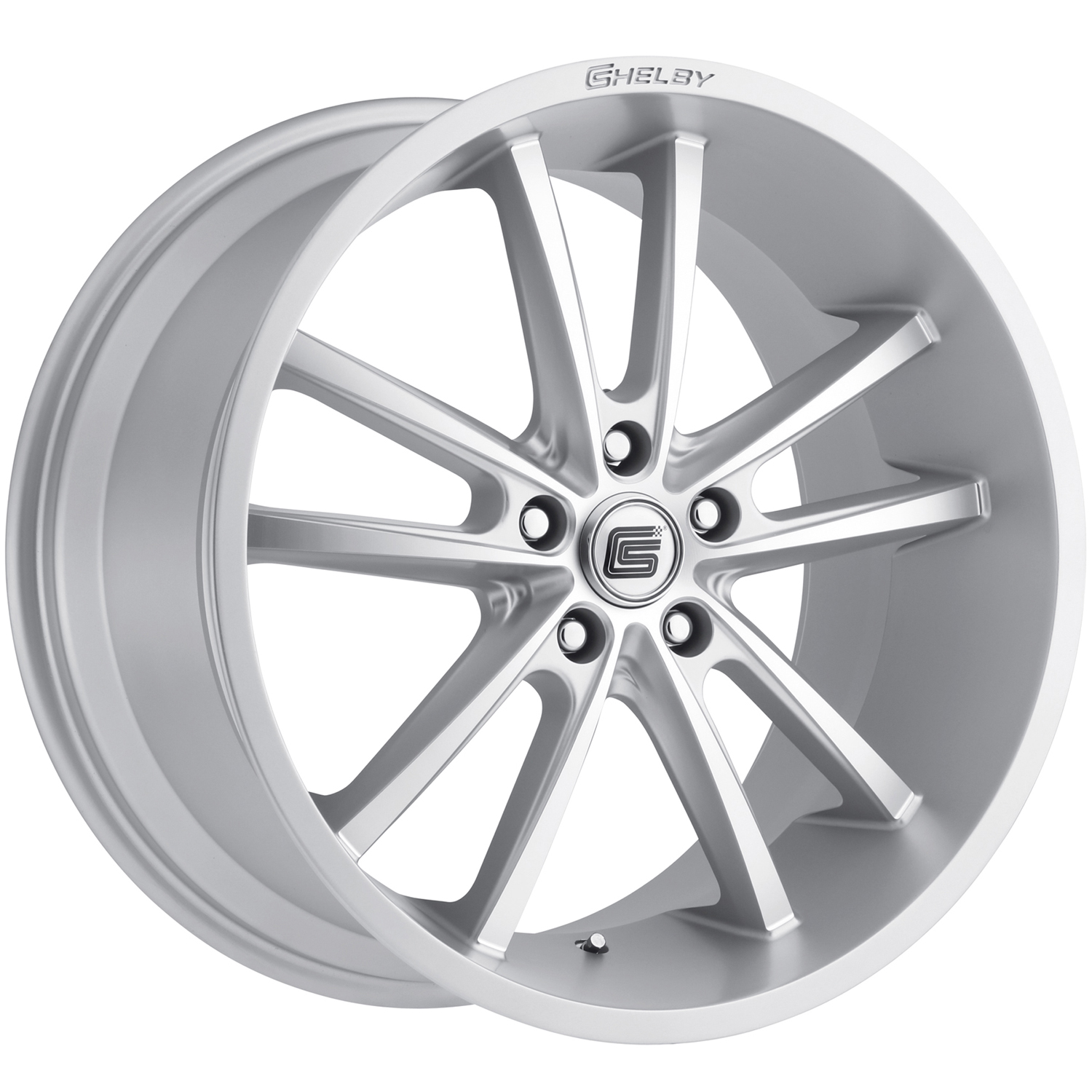 Carroll Shelby Wheels CS 2 Silver Rim Wheel Size 20x9 Performance