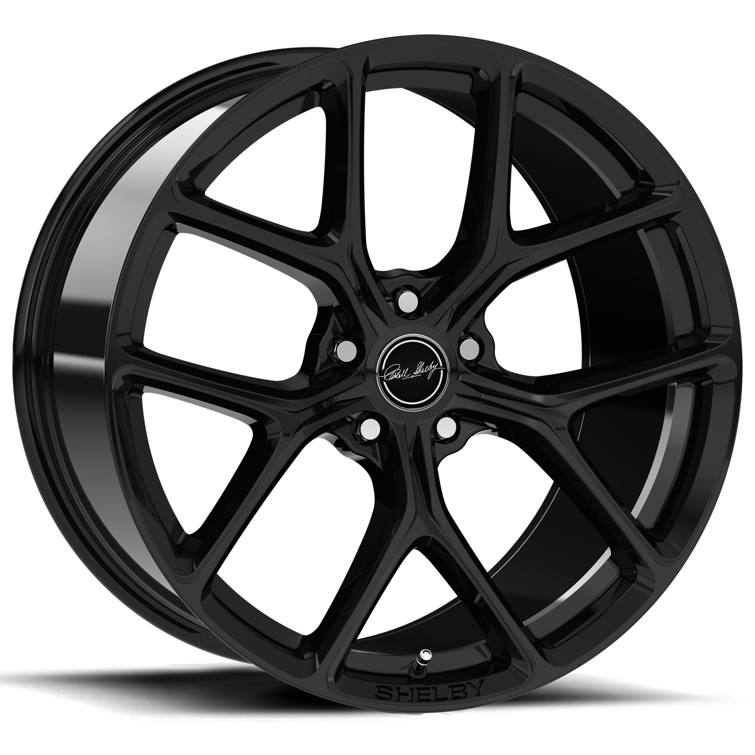 Carroll Shelby Wheels CS 3 Black Rim Wheel Size 20x9.5 Performance