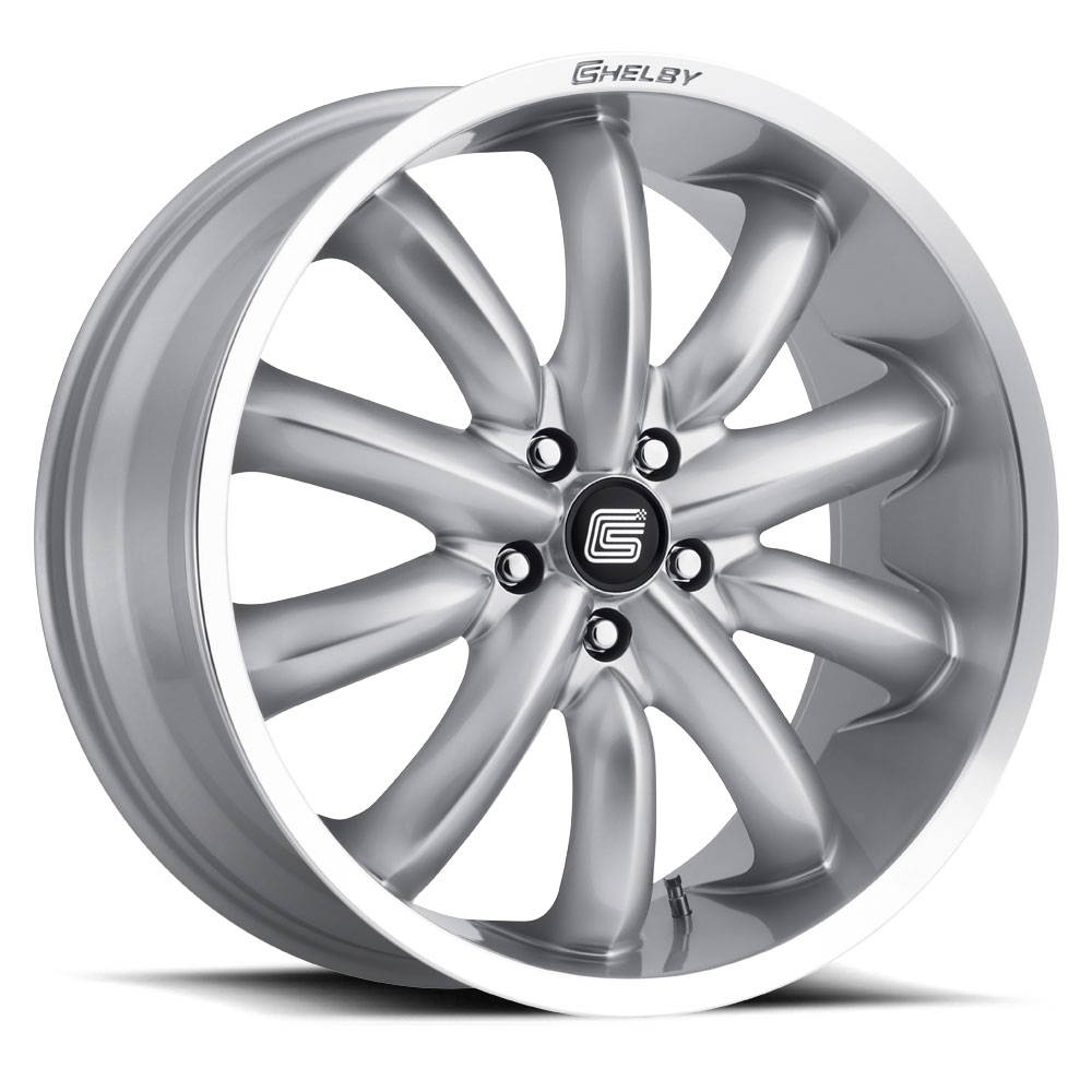 Carroll Shelby Wheels CS 56 Silver Rim Wheel Size 20x9 Performance