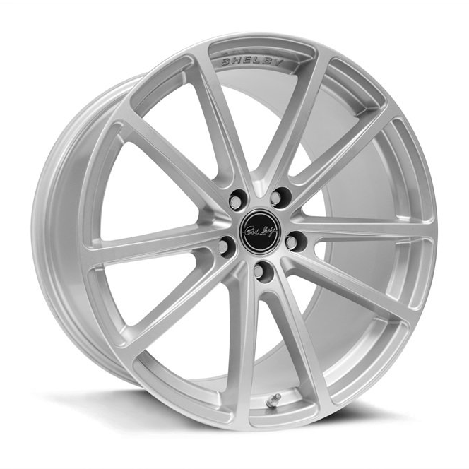 Carroll Shelby Wheels CS 10 Chrome Powder Rim Performance Plus Tire