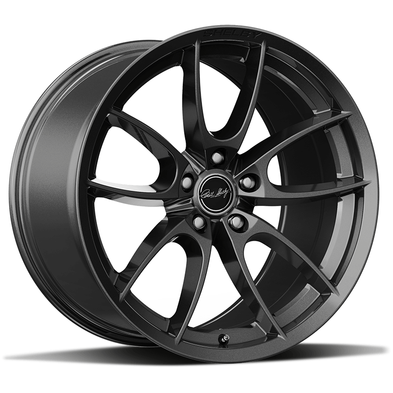 Carroll Shelby Wheels CS5 Gunmetal Rim Performance Plus Tire
